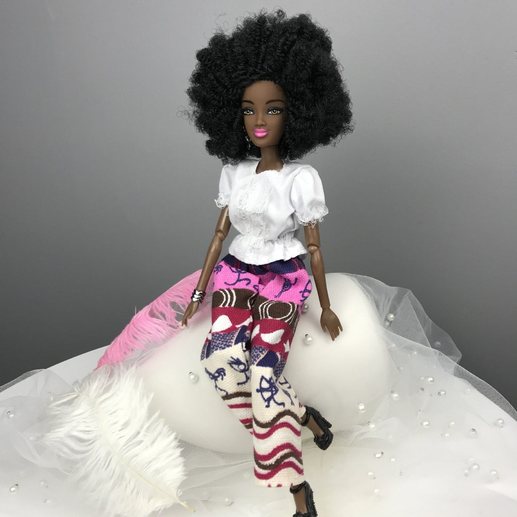 Afrobarbie - Poupée noire Amina – Afropoupées