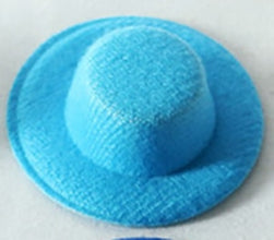 Chapeau magique pour Poupée Noire Bleu clair